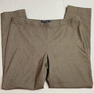 Brook’s Brothers Lucia Fit Plaid Trouser Pants